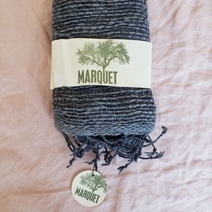 Marquet Fair Trade Free Weave Grey Scarf NWT